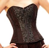 Corset Corselet Espartilho Aço Espiral 1/2 Polegada Fechamento Ziper