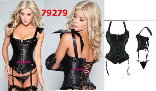 CORSET 22 BARBATANAS PRETO 79279